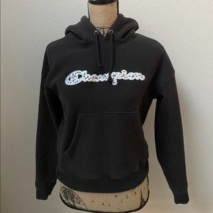 Champion Reverse Weave Hoodie With Dalmation Print Womens Xs